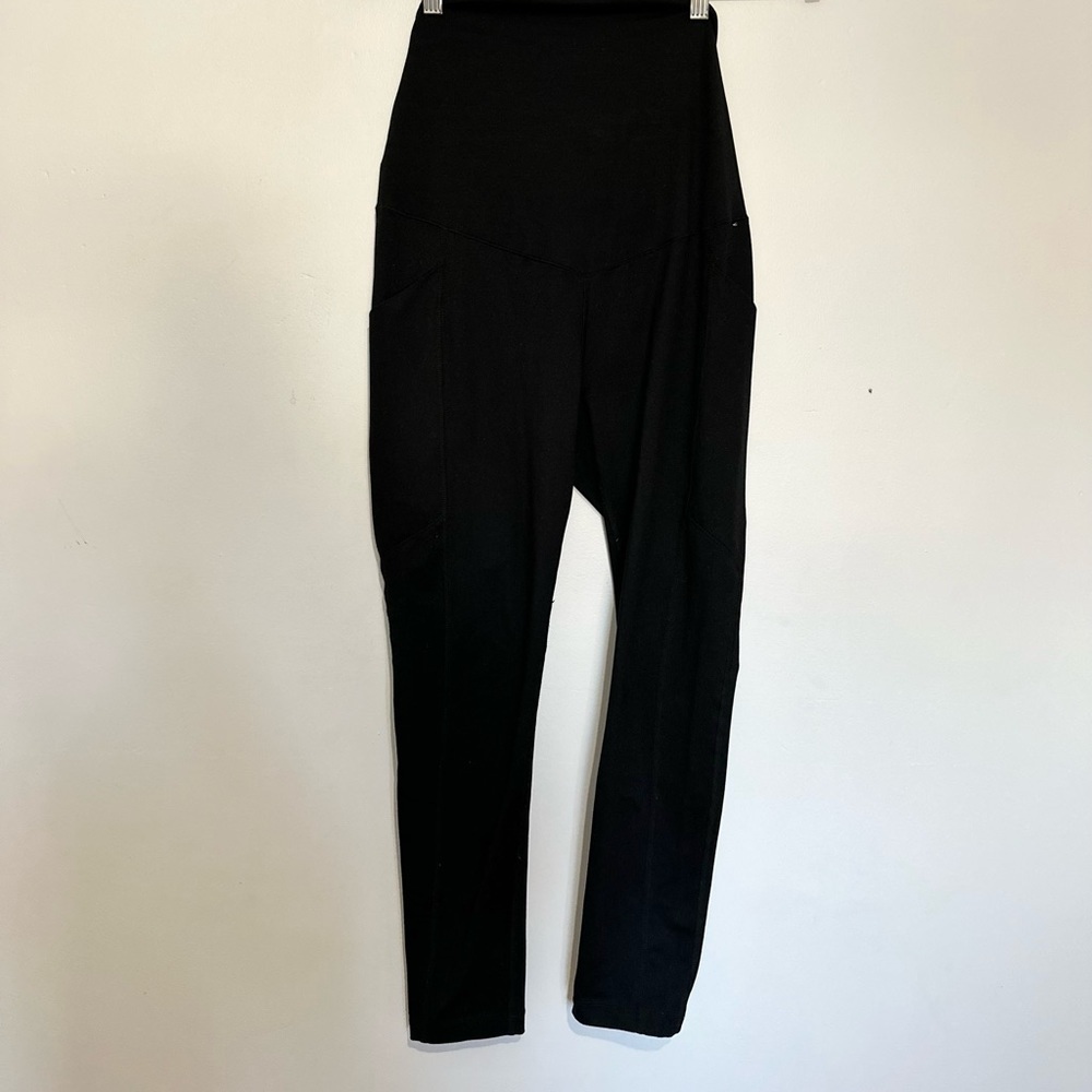 Zella black maternity leggings size small minimalist gym
